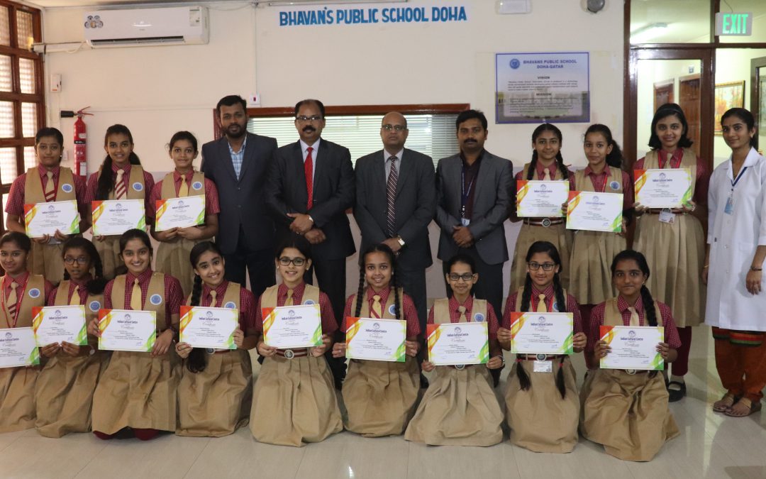 ICC – Bharat Utsav- Felicitation of Students at School