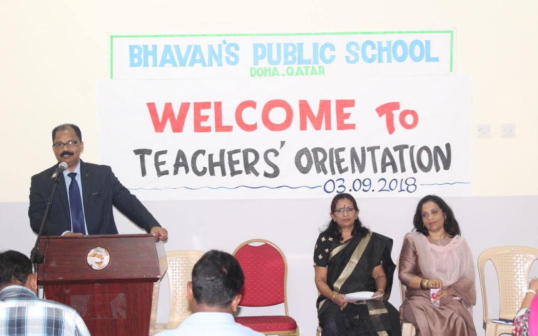 TEACHERS’ ORIENTATION PROGRAMME- 2018 (September 3rd- 6th)