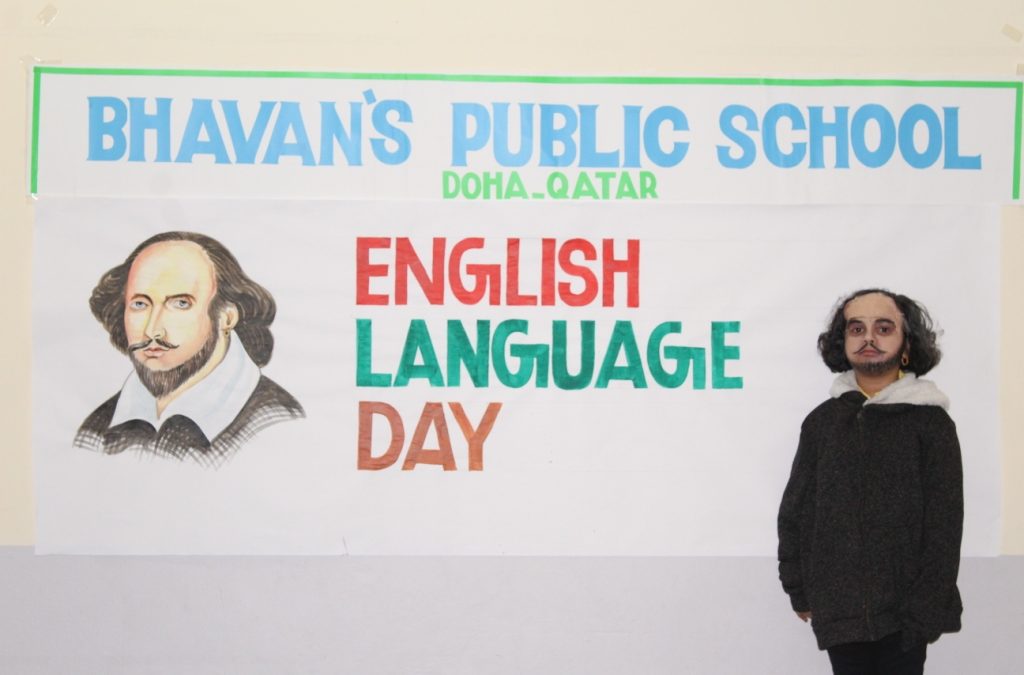 English Language Day Bhavans Qatar