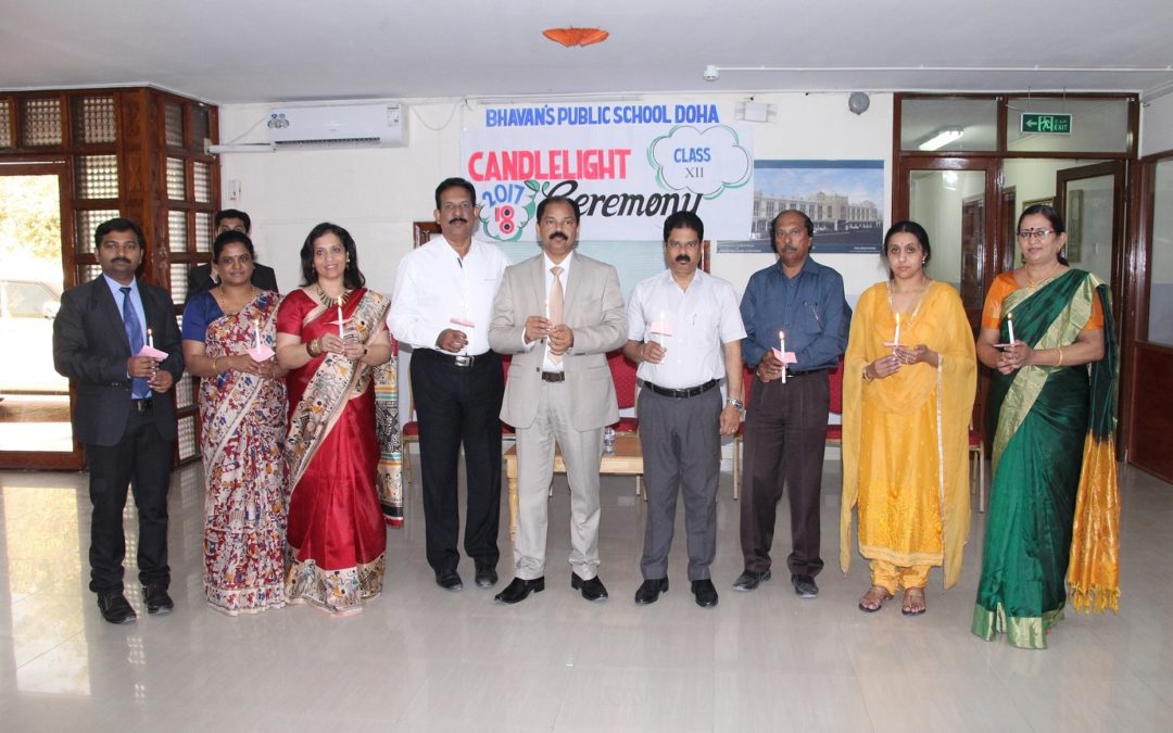 Candle Lighting Ceremony of class XII